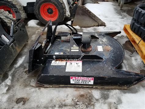 rental skid steer mower|brush hog attachment rental cost.